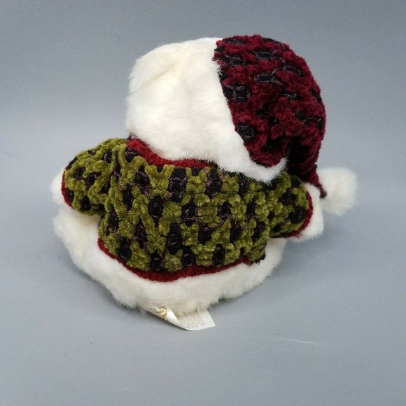 Dan Dee Polar Bear Plush 8" Stuffed Animal Crochet - Picture 3 of 10